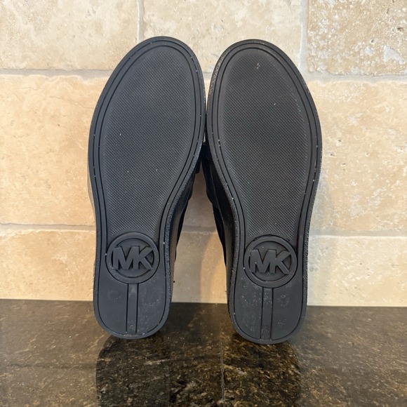 Michael Kors Willa Slip On Shoes Size 6M Black Velvet Bow Detail - Picture 11 of 13